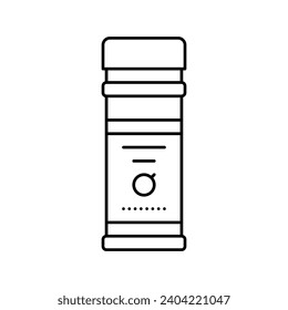 spice onion line icon vector. spice onion sign. isolated contour symbol black illustration