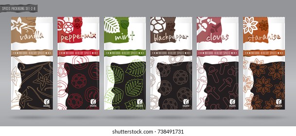 Spice packaging set - 3