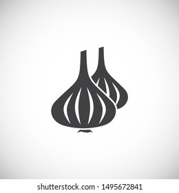 Spice related on background for graphic and web design. Simple illustration. Internet concept symbol for website button or mobile app.