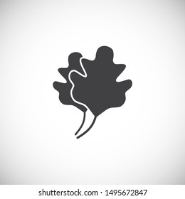 Spice related on background for graphic and web design. Simple illustration. Internet concept symbol for website button or mobile app.