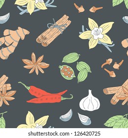 spice seamless background