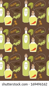 spice seamless pattern design. vector illustration