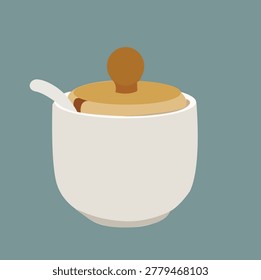 spice storage jars. spice storage jars and spoons