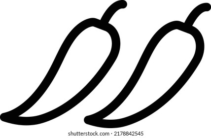 ilustración de vector de especias en un fondo transparente.Símbolos de calidad premium.Icono de vector de trazo para el concepto y el diseño gráfico.