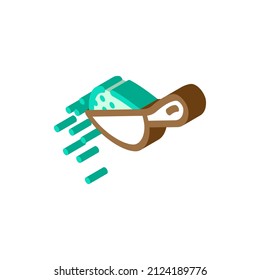 spices add isometric icon vector. spices add sign. isolated symbol illustration