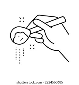 spices add line icon vector. spices add sign. isolated contour symbol black illustration