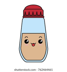 spices bottle kawaii character