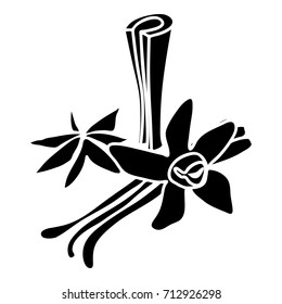 Spices icon. Simple illustration of spices vector icon for web design isolated on white background