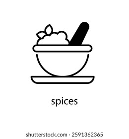 spices vector icon stock illustration