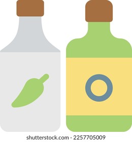 spices Vector illustration on a transparent background. Premium quality symmbols. Line Color vector icons for concept and graphic design. 
