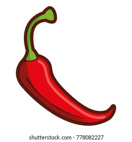 spicy chile vegetable icon
