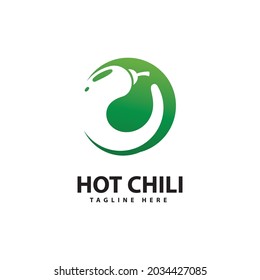 Spicy Chili logo icon vector  Red Pepper logo template