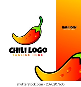 diseño vectorial de logotipo de chili picante