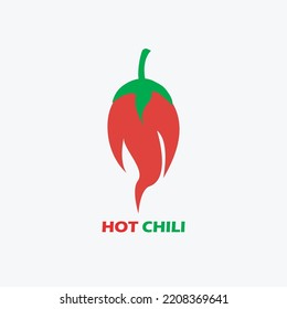 Spicy Chili Logo, Where There Is A Fire Icon At The Bottom Of The Chili