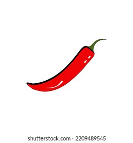 Spicy chili pepper level labels. Vector spicy food mild and extra hot sauce, chili pepper red outline icons