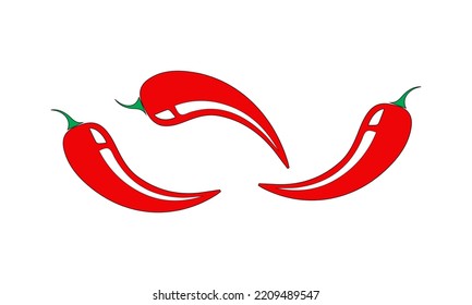 Spicy chili pepper level labels. Vector spicy food mild and extra hot sauce, chili pepper red outline icons