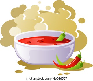 Spicy chili soup