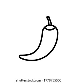spicy chilli icon vector illustration design