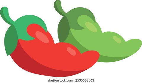 Picante chili chili picante rojo verde México Sabor sabroso especias vegetales 