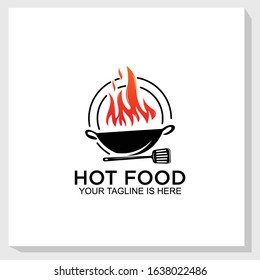 spicy cooking logo template design vector, restaurant logo template design inspiration