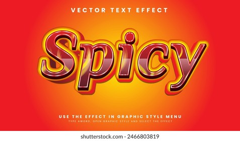 Spicy Editable text effect Template 