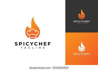 Spicy food design vector template