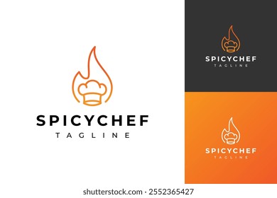 Spicy food design vector template