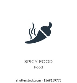 Spicy food icon vector. Trendy flat spicy food icon from food collection isolated on white background. Vector illustration can be used for web and mobile graphic design, logo, eps10