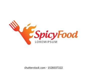 Spicy Food Logo Symbol Icon Template Stock Vector (Royalty Free ...