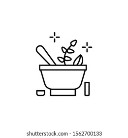 Spicy food national icon. Simple line, outline vector of culture Thailand icons for ui and ux, website or mobile application