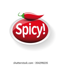 Spicy jalapeno or chili vector