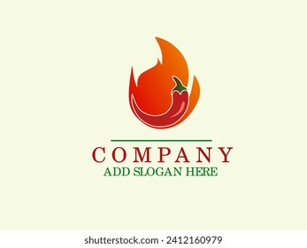 Spicy Pepper logo designs concept vector, Red Hot Chili logo designs template.