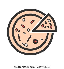 Spicy Pizza Icon