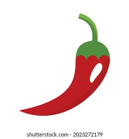 
ilustración vectorial de icono de chile rojo picante