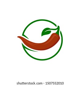 Spicy red chilli vector icon design