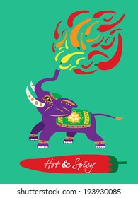 spicy restaurant theme template set Ã¢Â?Â? fire elephant 