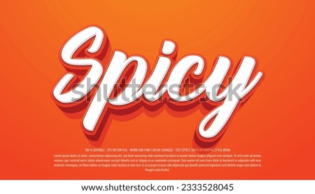 Spicy sauce 3d style editable text effect