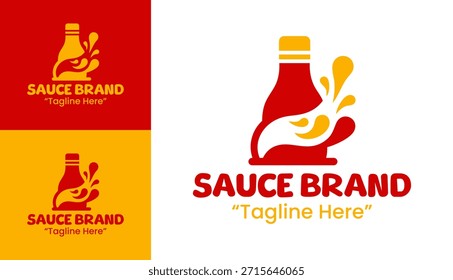 A spicy sauce logo suitable for hot sauce and bold flavor food brands.