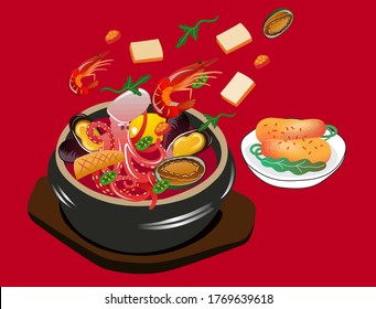  Spicy Seafood Stew korea food