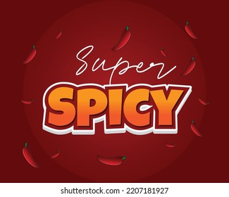 Spicy Text With 3D Text Effect