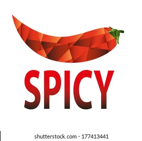 spicy vector chili