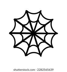 Spide web vector icon flat illustration on white background..eps
