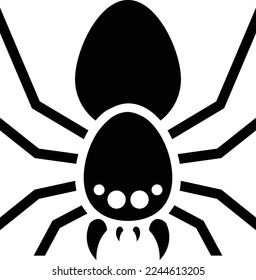 spider alt illustration with flat style