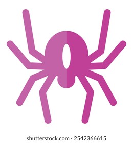 Spider balloon vector icon template