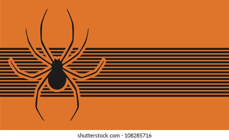 Spider banner design