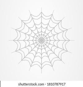 Spider black with back view perspective, realistic 3d vector halloween, the spider element is scary and haunted. Isolated from a white background. - Vector