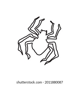 spider. black spider. halloween holiday. black wickedness