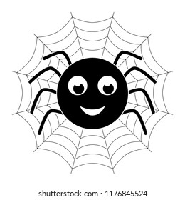  spider - black vector icon