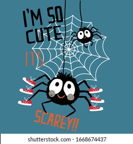 
spider boy pattern with cute sneakers