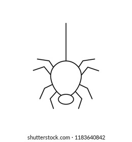 Spider bug of icon for the helloween
